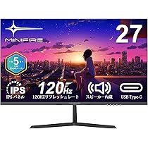 Amazon.co.jp: Minifire モニター27インチ 120Hz フルHD