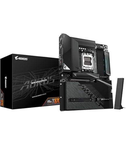 GIGABYTE X870E AORUS Elite X3D AMD AM5 LGA 1718 ATX Motherboard