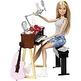 【Amazon.co.jp 限定】 バービー(Barbie) バービーとおしごと! ミュージシャンセット 【着せ替え人形】【ドール、アクセサリーセット】【3歳~】 FCP73