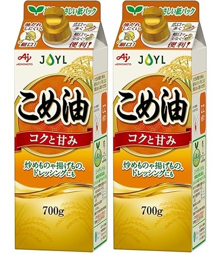 Amazon.co.jp: JOYL こめ油たっぷりクッキングオイル (米油 60