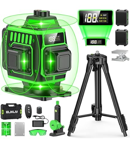レーザー墨出し器 EK-459P FUKUDA CROSS LINE LASER ケース付 レッド 測定器 工具 DIY用 苫小牧西店 レーザー墨出し器 5ライン EK-459P エレベーター三脚 受光器(FD-9