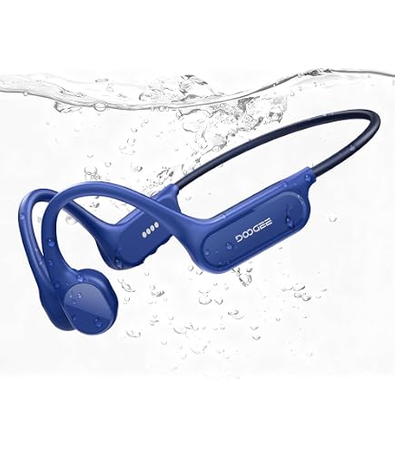 骨伝導イヤホン 水中対応 骨伝導 空気ハイブリッド伝導 BT5.4 IP68防水 Amazon.co.jp: 骨伝導イヤホン 水中対応, 64GB内蔵MP3，骨+空気