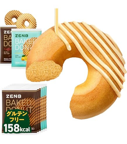 Amazon.co.jp: 【ヘルシー おやつ】ZENB ゼンブドーナツ 2種24袋