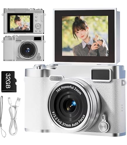 Amazon | 2026新登場 デジタルカメラ 4800万画素 4K録画 デジカメ 64G