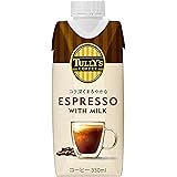 TULLY'S COFFEE(タリーズコーヒー) 液体 エスプレッソ ミルク 330ml×12本 キャップ付き 紙パック