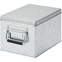 トタンボックス 大 フタ式 幅26㎝×奥行37㎝×高さ16㎝ 8個セット Amazon｜無印良品 トタンボックス 大 高さ8.5cmタイプ KGG25A1S