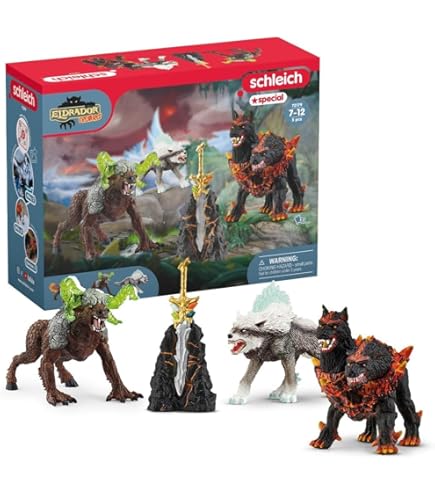 Amazon.co.jp: Schleich Eldrador Creatures Monster Toys 3ピース 