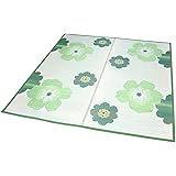 大島屋 い草 ラグ フローラ 2.5帖 グリーン 約191×191cm