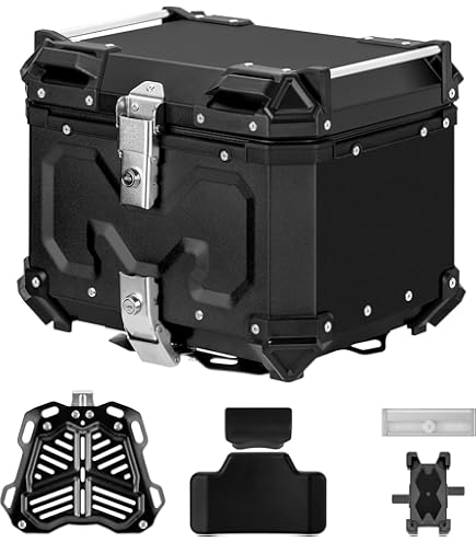 SW-MOTECH 気取ろ トップケース アルミ 38 L 取り付けラック付き