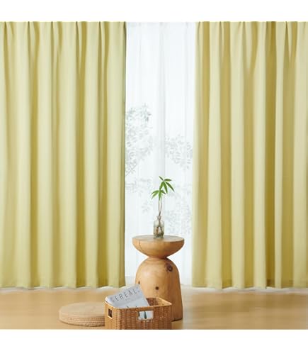 美品フィスバFISBA高級ドレープカーテンクリームイエロー136×236が2枚 Amazon.co.jp: フィスバ FISBA 高級ドレープカーテン ツヤあり