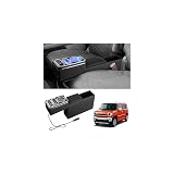 Auto Spec ハスラー コンソールボックス MR52S MR92S アームレスト Xグレード専用 フレアクロスオーバー 肘置き センターコンソール 車内収納 ドリンクホルダー Type-C Type-A USB充電 RGB 7色LED 二分割フタ