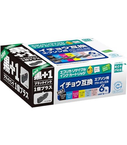 Amazon.co.jp: G&G エプソン 互換インク ITHLC ライトシアン 染料 残量
