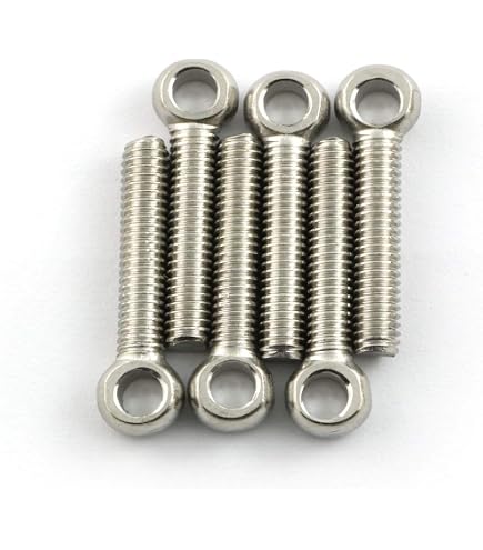 SS304 Stainless Steel Lifting Eye Bolts Shoulder Pattern Machinery Bolt Nut M3 M4 M5 M6 M8 M10 M12 M14 M16 M18 M20 5 M16 X 200mm