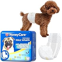 HONEYCARE All-Absorb 犬用オムツ　S 40枚　12袋セット Amazon | HONEYCARE ハニーケア 犬 おむつ 男の子用マナーおむつ