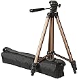 Amazonベーシック 軽量 三脚 カメラ用（全高127cm、キャリングバッグ付）