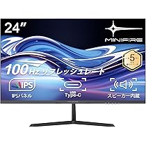 Minifire モニター24インチ ディスプレイ スピーカー内蔵 フルHD Amazon.co.jp: Minifire 24インチ モニター PC ディスプレイ