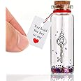 Anniversary present for Him, Her - I Love You Gift for Husband, Wife - Romantic Message in a Bottle - Gifts for Boyfriend, Gi