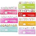 moin moin 付箋 ふせん メモ 子供 の アニマル ポップ/ガール | ひつじ | パンダ | 小ぐま | こぶた | うさぎ | おばけ / 7種セット