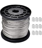 Amazon | nacyvcos ステンレスワイヤー 2mm 長さ100m ワイヤーロープ