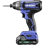 HiKOKI(ハイコーキ) 18V コードレス インパクトドライバ 高トルクタイプ 2.0Ah 蓄電池×2個 充電器 ケース付 FWH18DF(2BG)