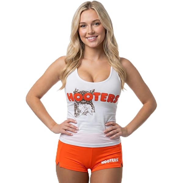 Amazon | Hooters オレンジショーツ, オレンジ, Small | ショート