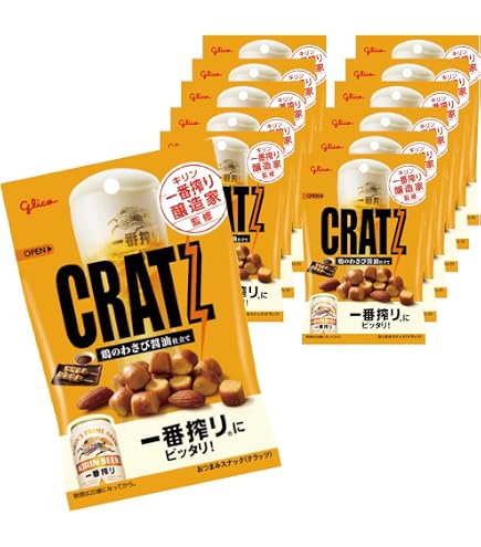Amazon | 江崎グリコ クラッツ(レモンで仕上げた唐揚げ味) グリコ