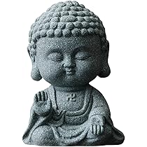 Amazon｜[SCGEHA] 仏像 オブジェ 置物 仏教工芸品 石仏 釈迦