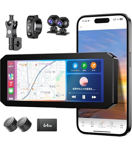 Amazon.co.jp: OKYES MT02 【最新進化・TPMS機能・CarPlay/Android
