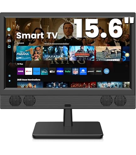 Amazon | 12.5インチ小型スマートテレビ、コンパクトFHDフラット