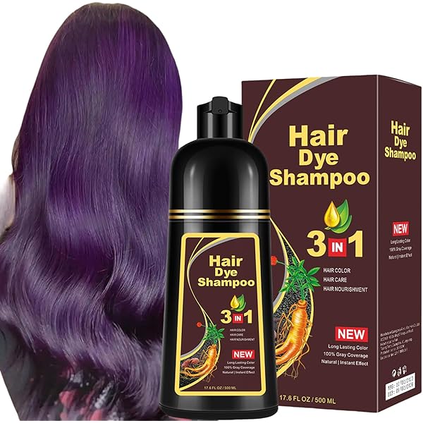 Amazon | 10分ハーバルヘアダークニングシャンプー、ブラック