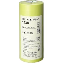 Amazon.co.jp: 3M マスキングテープ 143N 12mm×18M 10巻パック 143N 12