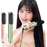 ORIVINヘアアイロンブラシ ブラシヘアアイロン ヒートブラシ 150℃~190℃ 縮れフリー やけど防止 恒温制御 3段階温度調整 SNS人気商品 ストレートブラシ 朝3分とかすだけ ブラシアイロン 30秒予熱 家庭用【PSE認定済】 海外対応 