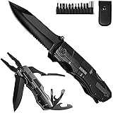 マルチツール 5-IN-1多機能型ナイフ サバイバルツール マルチツールプライヤー アウトドア 多目的高機能 登山 防災 多機能工具 折りたたみ 専用 ポケットツール