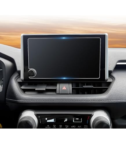 RUIYA 8-Inch Tempered Glass Screen Protector For 2023-2025 Toyota RAV4 – Clear, Scratch-Resistant - View #2