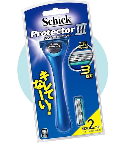 Amazon.co.jp: シック Schick プロテクタースリー 3枚刃 替刃 (8コ入