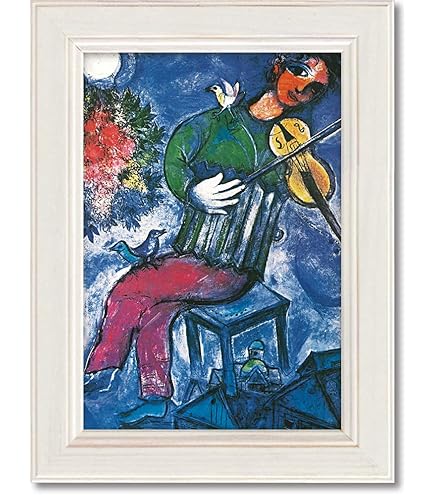 Amazon.co.jp: 有名絵画 シャガール 「青いサーカス」 : ホーム＆キッチン