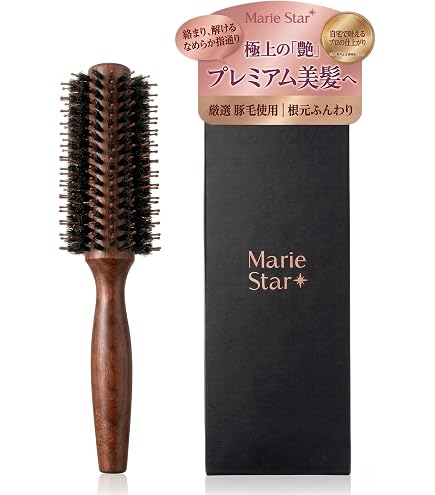 Amazon | ホンゴ ヘアケア ロールブラシ K-408SS | HONGO | ヘアブラシ
