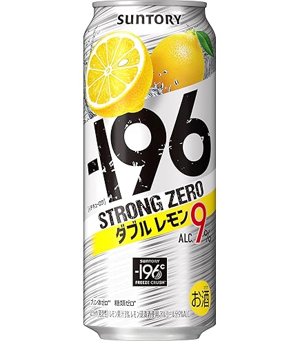 Amazon.co.jp: 【2ケースパック】-196℃ストロングゼロ ダブルレモン