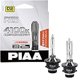 PIAA ヘッドライト用 HIDバルブ 4100K 純正HID装着車用 3650lm※ D2R/D2S共用 12/24V共用 車検対応 JIS規格準拠品 2個入 HL411