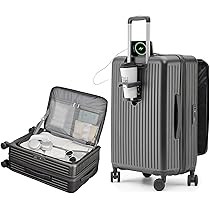 Amazon | [SupTrip] スーツケース キャリーケース 多機能 片開き