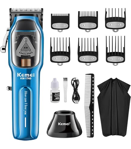 Amazon.co.jp: KEMEI 男性用プロフェッショナルバリカン、コードレス