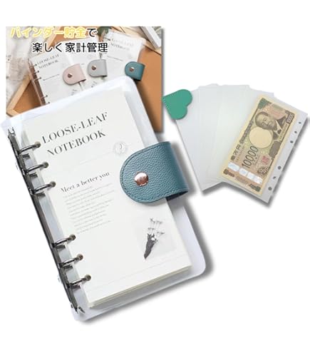 Amazon.co.jp: ikomaido バインダー貯金 韓国 アクリルバインダーお金