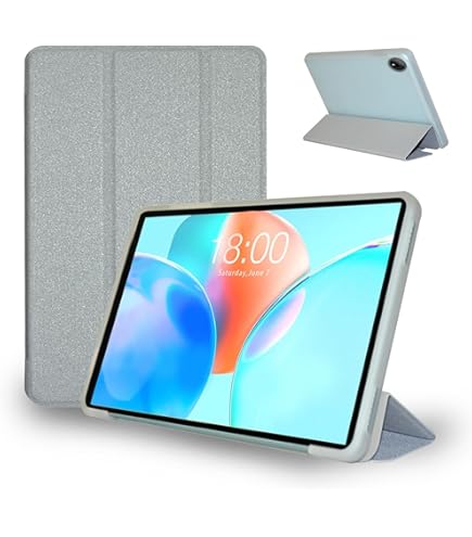 ⭐️Teclast T45HD 用 ケース 角度調整 スタンド　薄型　グレー Amazon.co.jp: Teclast T45HD 用 ケース YAJOJO 角度調整 スタンド