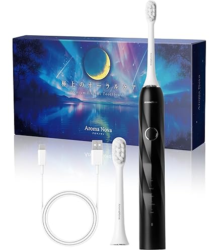 Tromatz PLAQLES WAVE ホワイト 生体電流歯ブラシ 2本セット