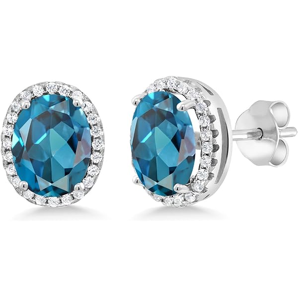 [Gem Stone King] 4カラット 天然 ロンドンブルー