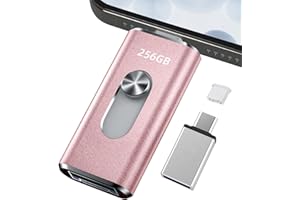 256GB usbメモリ【アプリ不要・アルバムから写真保存】４in1プッシュ型 Phone対応 スマホ携帯 高速 データ保存 バックアップ iOS/Type-C/USB/Micro USBフラッシュメモリ 外付けストレージ スライド式 容量不足解消