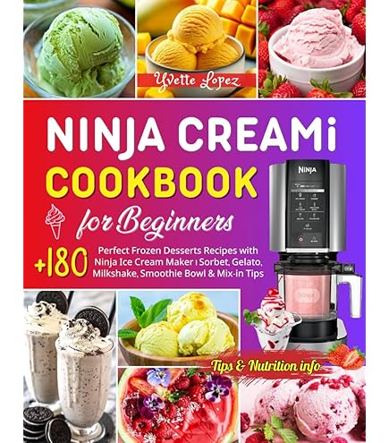 Ninja creami NC 302 アイスクリームメーカー Amazon.com: Ninja CREAMi Ice Cream, Sorbet, Milkshake Maker + 3