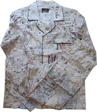 Amazon Co Jp Paul Smith ポールスミス 手書き風イラスト前開き紳士パジャマ 長袖 長ズボン サックス Size M ファッション Amazon Co Jp Paul Smith ポールスミス 手書き風イラスト前開き紳士パジャマ 長袖 長ズボン サックス Size M ファッション