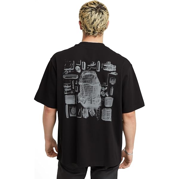 Amazon | [ジースターロゥ] Tシャツ メンズ 半袖 オーバーサイズ