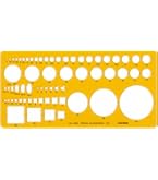 Amazon | ウチダ テンプレート No.140F 建築士・受験者用定規 012-0015